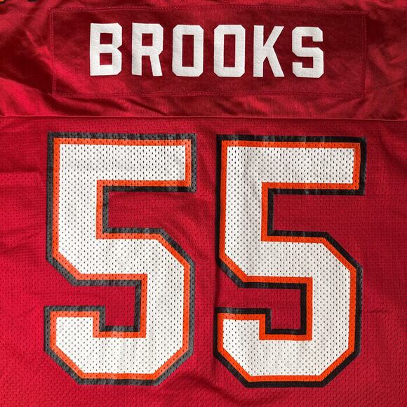 Vintage Tampa Bay Buccaneers Jersey‎ Men's XL Adidas 55 Brooks Football 5554 - Picture 9 of 10